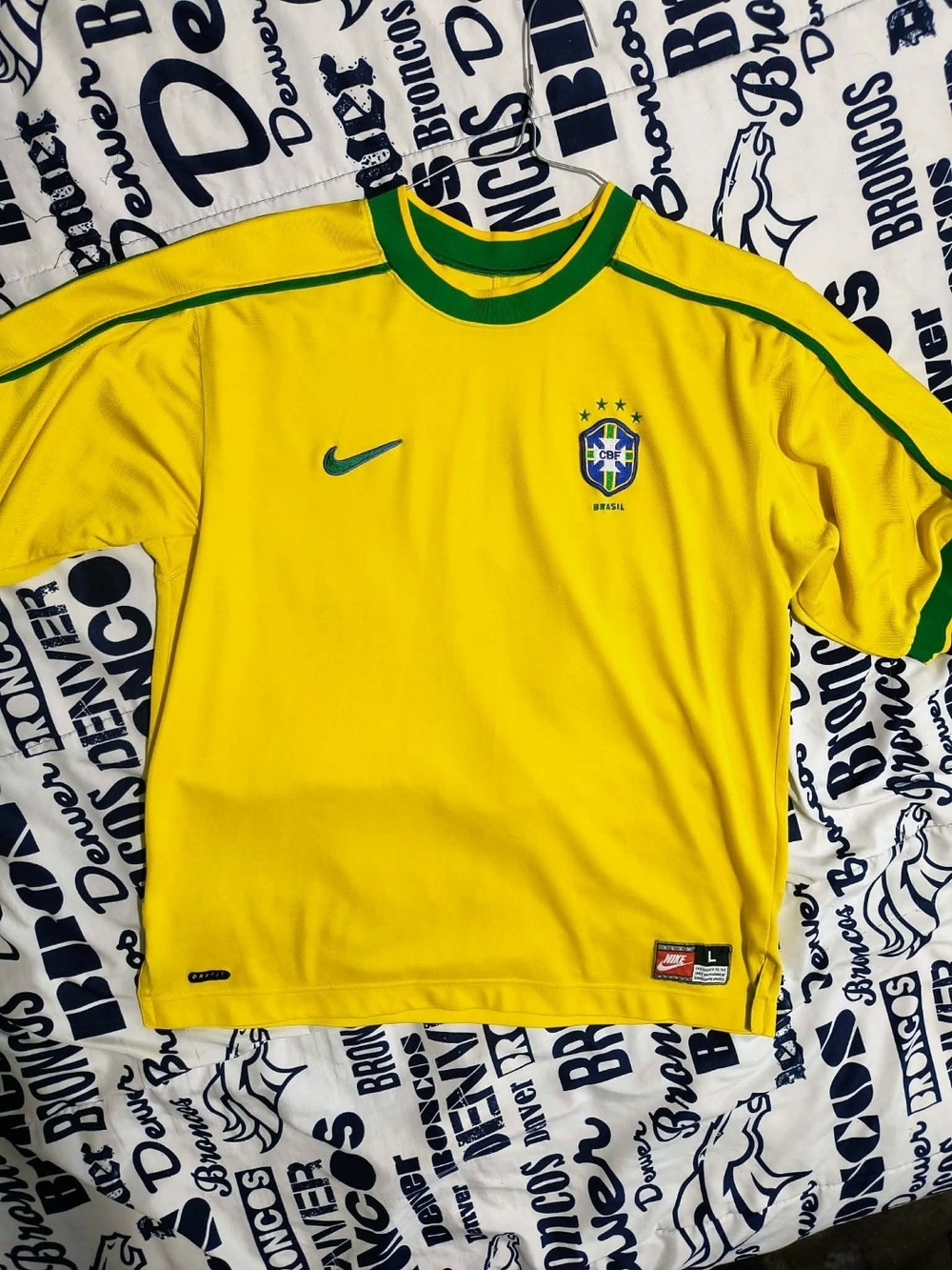 Authentic Brazil National Team Soccer Jersey 98-00
